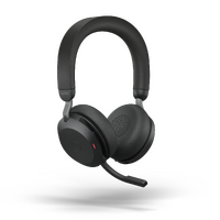  Jabra Evolve2 75 - USB-A Link380a MS Stereo Stand Black 