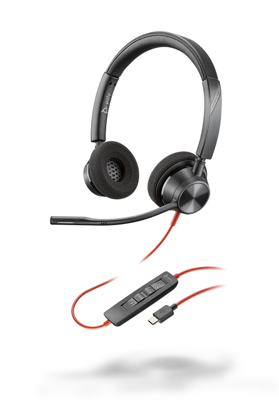 Poly Blackwire 3320 Double sided USB-C headset 