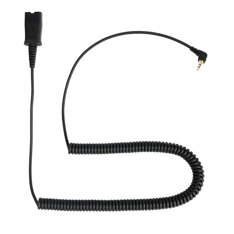 Poly QD-2.5mm Coiled Cord