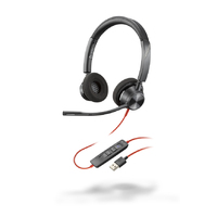 Poly Blackwire 3320-M Double sided USB-A headset 
