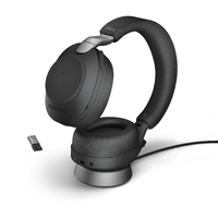 Jabra Evolve2 85 - UC Stereo - Black Link 380 USB-A and Charging Stand USB-A 