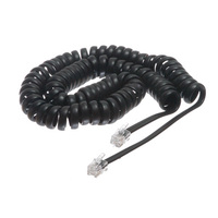 Interquartz Telephone Standard 3m Curly Cords